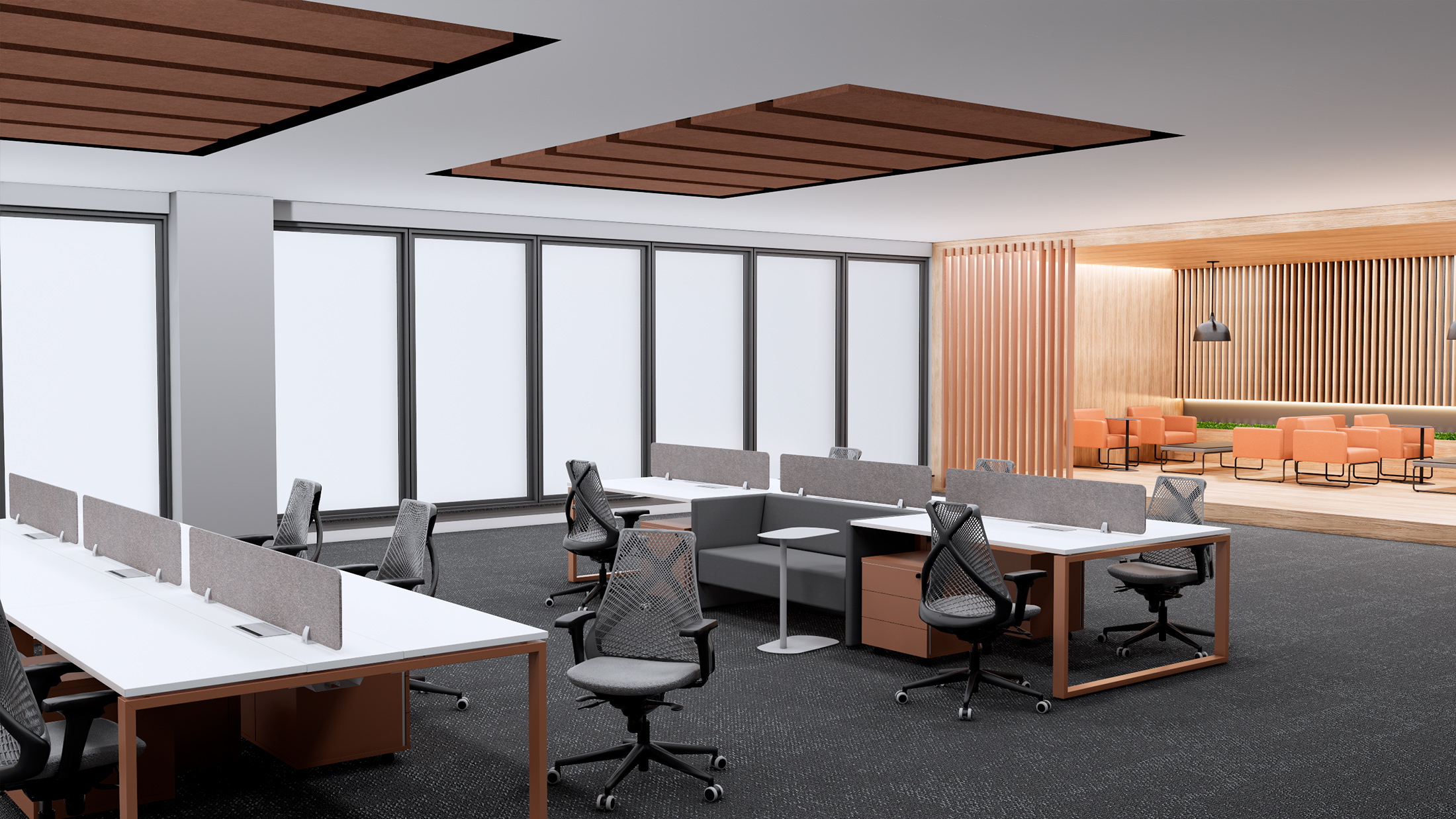 Mesa estação de trabalho para escritório