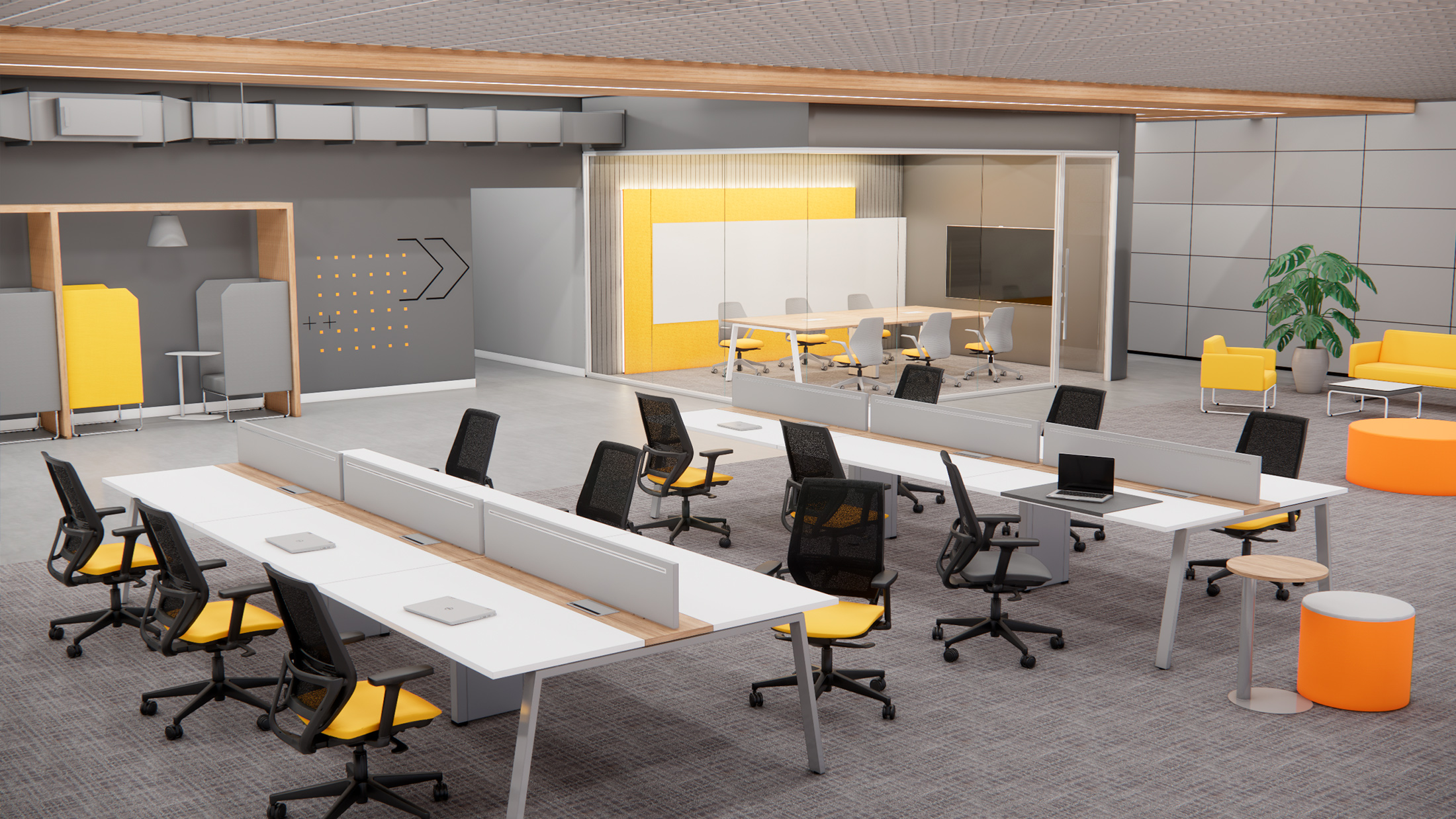 Mesa estação de trabalho para escritório